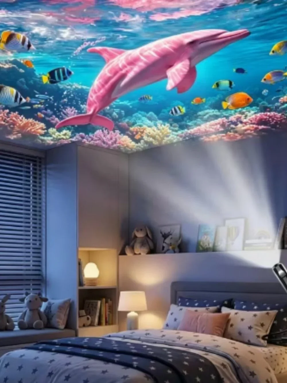 Portable LED USB Ocean Theme Projector